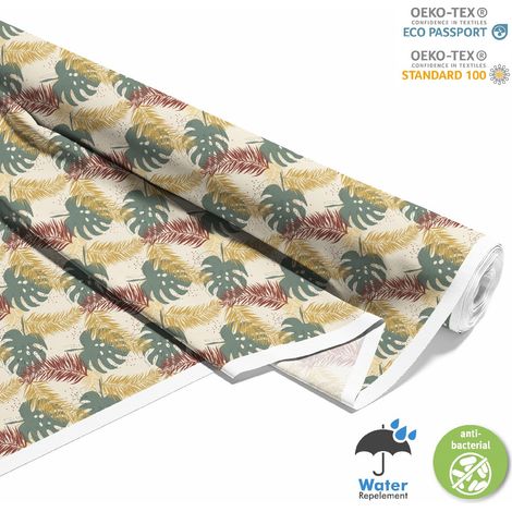 TESSUTI DECORATIVI PER ESTERNI OXFORD - motivo foglie di palma 2 I DX378 (1/5)