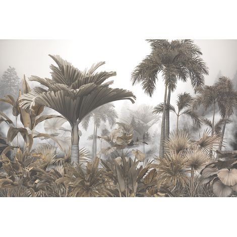 Papier peint panoramique - Forêt Tropicale - 130 cm x 87 cm (1/2)