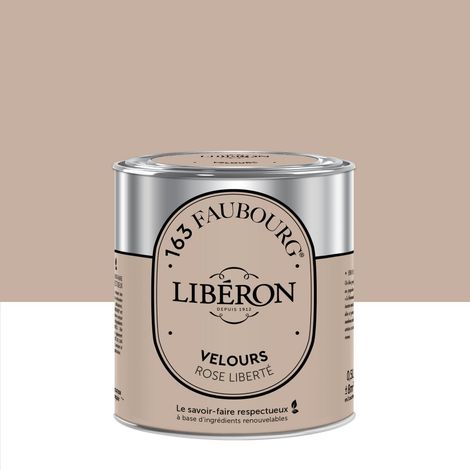 LIBERON Peinture rose liberté multisupport 163 faubourg LIBÉRON velours 0.5 l
