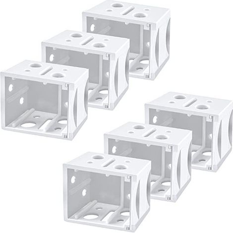 Lot de 8 supports de store vénitien pour fenêtre, mini supports de store, supports de montage pour stores vénitiens, convient pour montage intérieur et extérieur