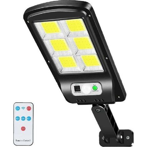 6000 Lumen Solar-Flutlicht mit Bewegungsmelder – IP67 wasserdicht – 3 Beleuchtungsmodi – Einfache Installation ohne Verkabelung (1/5)