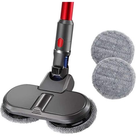 1 pièces pour V7 V8 V10 V11 Brosse de tête de vadrouille de Nettoyage électrique Humide et Sec,Les Accessoires d'aspirateur (Contenir 2 pièces gratuites Chiffon) (1/4)