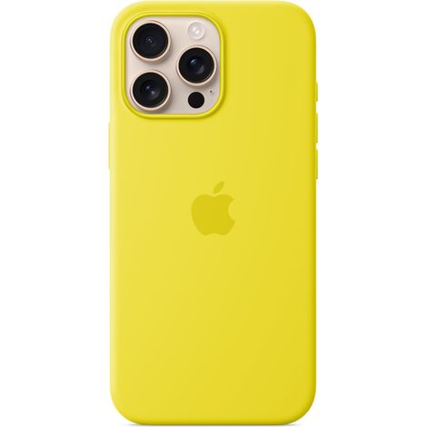 Apple Custodia MagSafe in silicone per iPhone 16 Pro Max - Giallo carambola