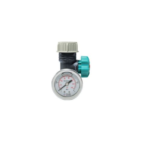 Vanne de pression d'eau de jardin réglage visuel réglable G3/4" filetage interne/extérieur idéal pour les serres extérieures - Crezuo (1/4)