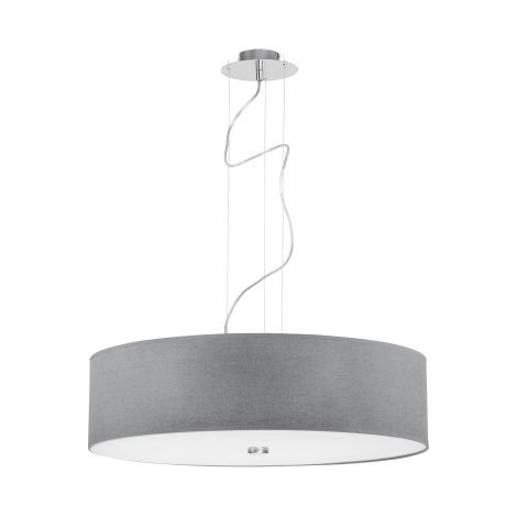 Lampadario a sospensione Nowodvorski Viviane grigio 63cm E27