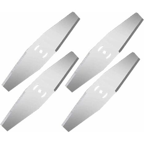Testine di ricambio per lame per decespugliatore Aiperq, testine per lame per decespugliatore e tagliaerba (lama x 4)
