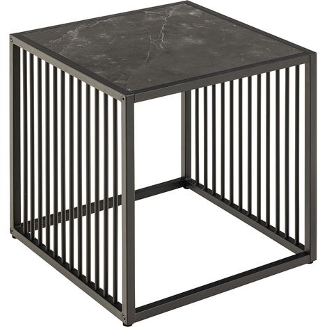 Strington Couchtisch Beistelltisch Marmor dekor schwarz.
