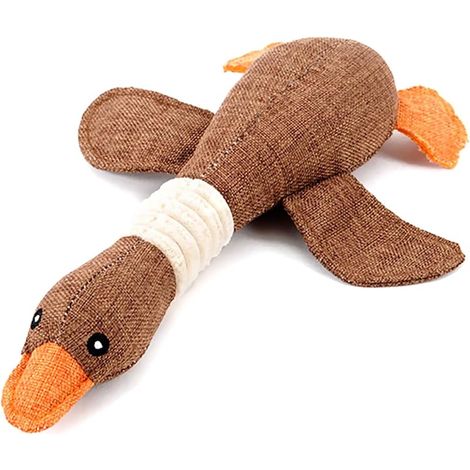 CCCompany Peluche Oie Sauvage, Jouet à Mâcher pour Chiens de Petite et Moyenne Taille (Marron) (1/4)