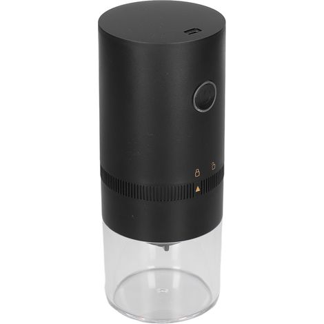 Moulin à Café Manuel Portable - Design Courbé Compact et Durable pour Maison - Noir (1/5)
