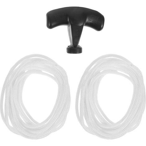 1 poignée de lanceur, poignée de démarrage pour moteur, pièce de moteur pour tondeuse à gazon, générateur, coupe-bordures, débroussailleuse, noir (1/5)