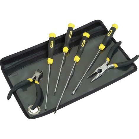 SET 6 PEZZI UTENSILI STANLEY 1-65-010 CON ASTUCCIO PER LAVORETTI IN CASA (50189) (1/2)
