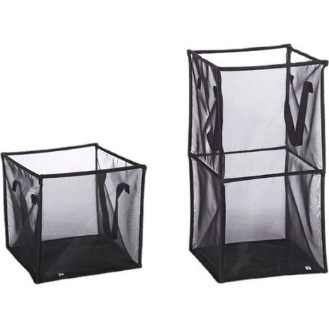 Panier À Linge - Maille Respirante Avec Fermeture Éclair - Pour Tri Sous-Vêtements Et Linge Délicat - Portable Salle De Bain Voyage - 1 Pièce (1/5)