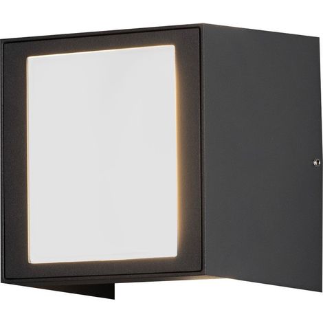 Konstsmide Cremona Applique Murale Extérieure Moderne Up Down Anthracite 3x 3W LED Haute Puissance, IP54 (1/3)
