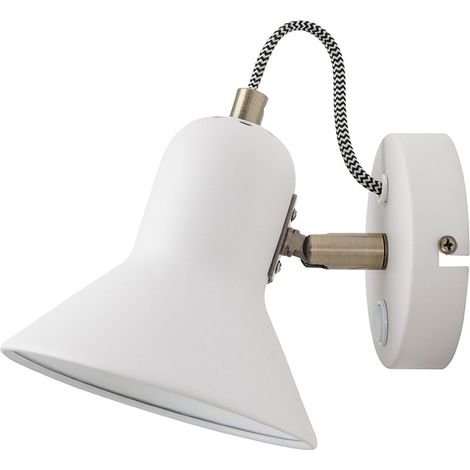 2070911-BL APLIQUE DE PARED BLANCO BOSTON E27 F-BR