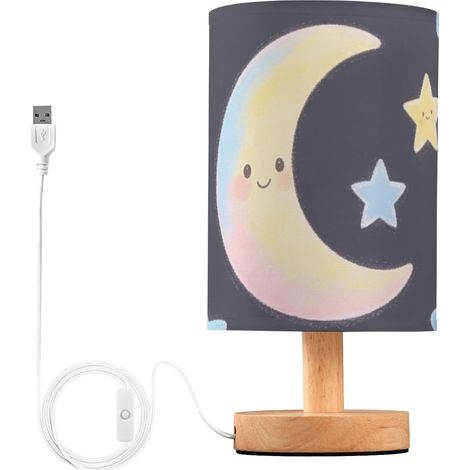Yuiboo Lampes de table pour enfants Lampe créative ciel foncé (1/5)
