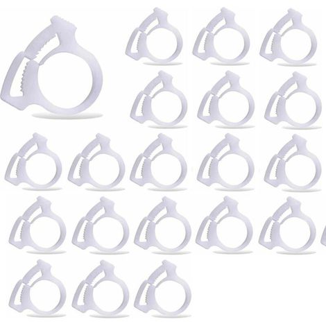 20 pièces B15 pinces de fixation du tuyau de balayage de piscine, convient pour le nettoyeur de piscine Polaris 180 280 360 380 480