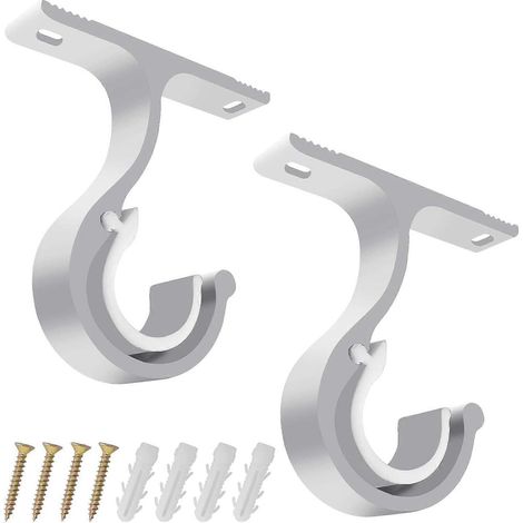 2 supports de tringle à rideaux, pour tringle à rideaux de 28 mm (1-1/8 po) de diamètre. (1/5)