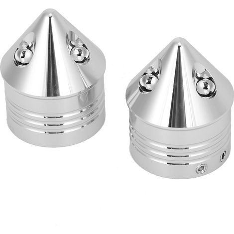 Universelle, modifizierte Harley-Davidson Vorderachsabdeckung, spitze Vorderachsabdeckung aus Aluminiumlegierung (1/5)