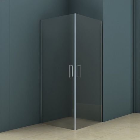 Cabine de douche d'angle NOVIK 209 RIHO 90x100 x200cm avec 2 portes battantes (1/3)