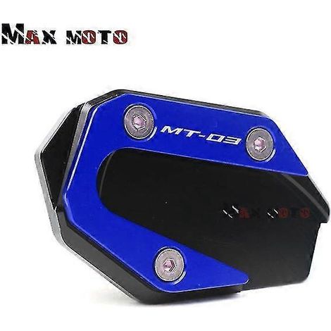 Seitenständer-Verlängerungsplatte für Yamaha MT-03, YZF-R3, R25, MT-03, YZFR25, YZFR3 (2014–2019) – Blau