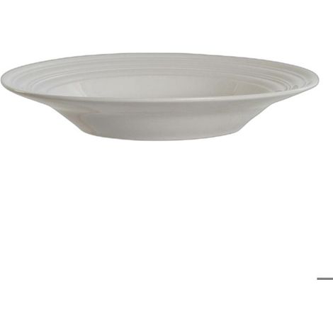 Assiette creuse - DKD Home Decor - Lot de 4 - Porcelaine - Blanc - Non compatible micro-ondes (1/3)