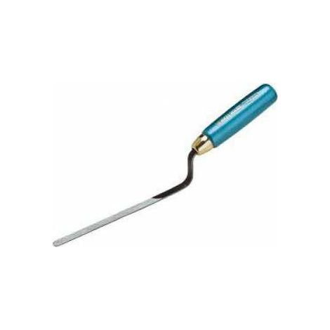 Jung Henkelmann Hamburger Fugenkelle Carbonstahl 10 mm Flacher Hals Holzgriff (1/3)