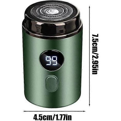 Mini rasoir électrique rechargeable pour le corps entier, idéal pour les voyages et la voiture, portable, pour hommes, tondeuse sans fil indolore, couteau pour le visage [jkw] (1/5)