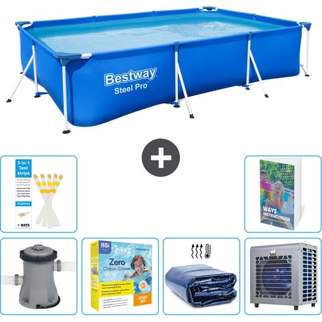 Bestway Piscina Bestway Steel Pro Rectangular - 300x201x66 cm - 7-piezas S331 (1/5)