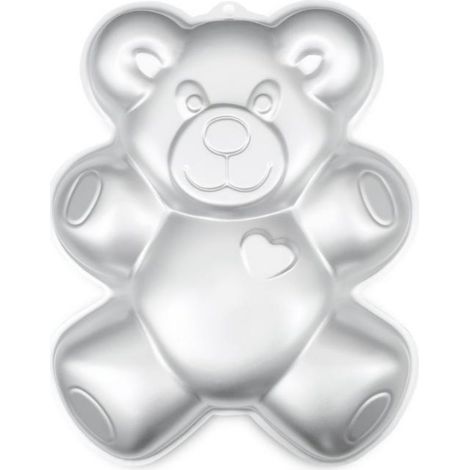 Moule à gâteau ours en aluminium de 33,4 cm (13,15 pouces) - Moule 3D animal pour gâteau à faire soi-même - Idéal pour anniversaire, fête, Noël (1/5)