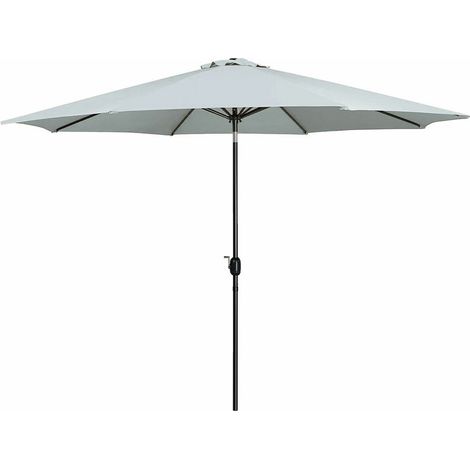 Marbueno Sonnenschirm Weiß Ø 270 cm Modern und Faltbar