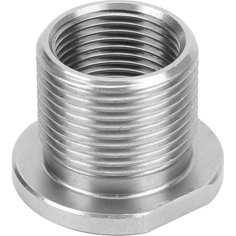 Adaptateur de filtre à carburant, raccord fileté en acier inoxydable 1/2-28 vers 5/8-24, raccord universel (1/5)