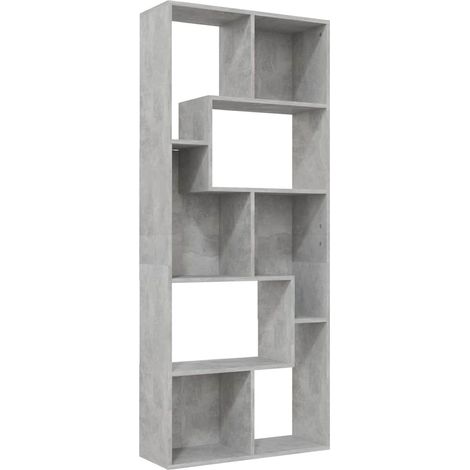 Maison Exclusive - Libreria Grigio Cemento 67x24x161 cm in Legno Multistrato (1/5)