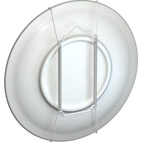 Crochet porte assiette 18 -25 cm - accrochage assiette au mur (1/5)