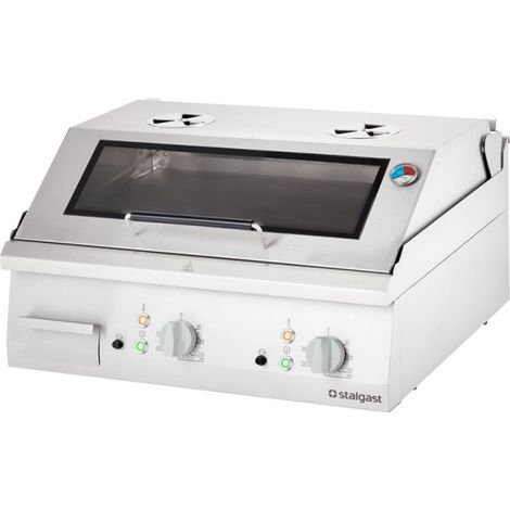 Plancha électrique lisse avec couvercle 8,1 kW - Stalgast (1/5)