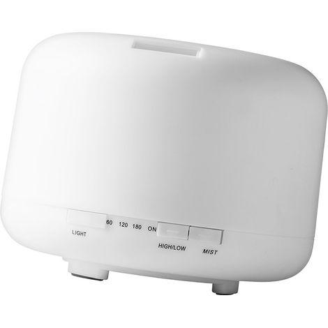 Diffuseur d'huiles essentielles ultrasonique 500 ml avec humidificateur USB, purification de l'air, veilleuse et éclairage d'ambiance 4 en 1. (1/5)