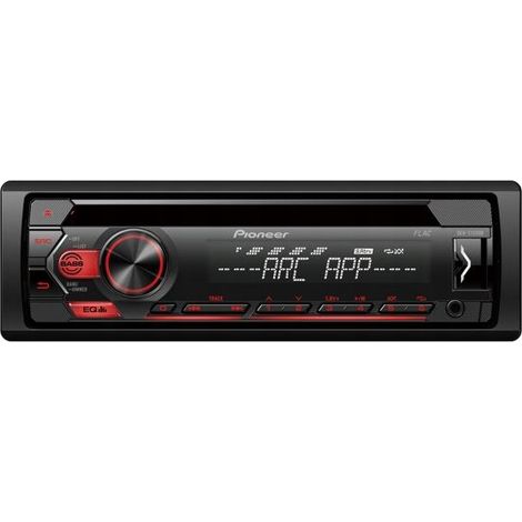 Radio Pioneer DEH-S120UB rossa con lettore CD, MP3 e USB. (1/3)