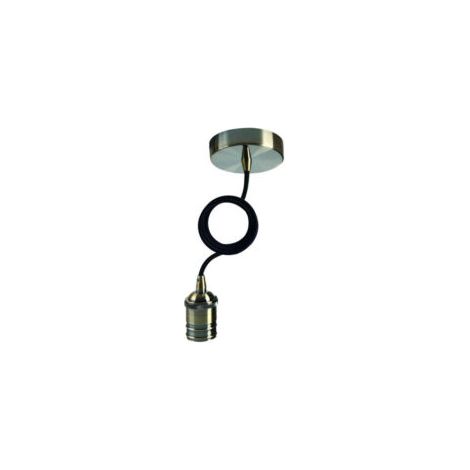 Suspension métallique marron- bronze - 1,1 m - E27 - 241606 - Girard Sudron (1/3)