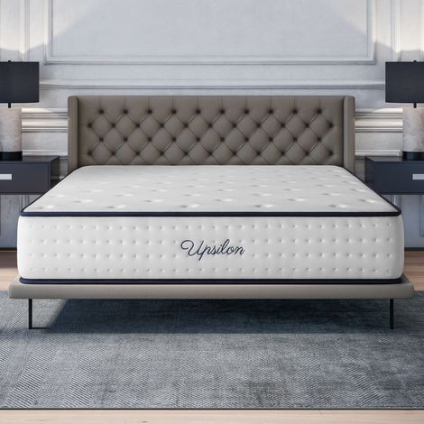 Colchón Upsilon 160x200 cm - Grosor 32 cm - Látex Azul, Espuma HR