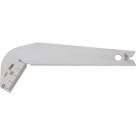 Micromètre Jauge D'angle En Acier Inoxydable, Outil D'affûtage De Forets For Le Travail Du Bois, Outils De Mesure Manuels Portables(Type-B) (1/5)