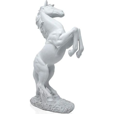 Escultura de caballo de resina moderna, decoración del hogar, decoración de animales, obra de arte, símbolo de éxito (1/5)