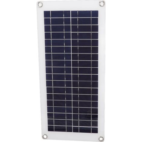 Panneau solaire léger, fin, étanche, portable et flexible avec 2 ports USB pour voiture, maison ou bateau (1/5)