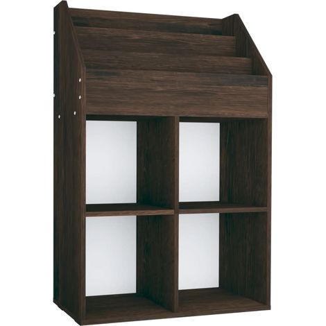 Maison Exclusive - Portariviste per Bambini Rovere Fumo 71x30x114 cm Multistrato