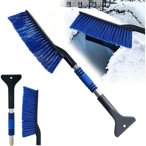 2-in-1 Auto-Eiskratzer mit abnehmbarer Bürste und Schneebesen (1/5)