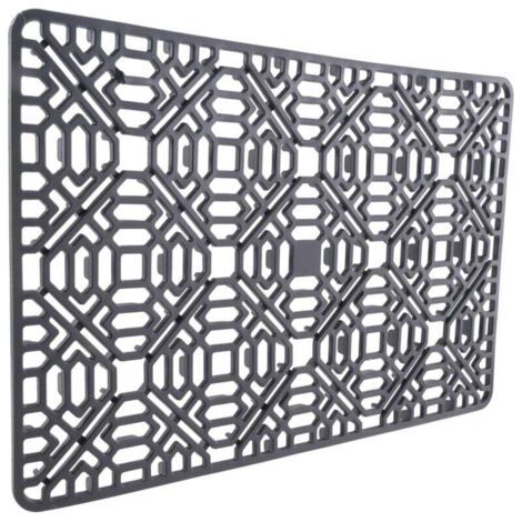 NALOOKAMIC  Tapis D Évier Protecteur Cuisine Acier Inoxydable Porcelaine Silicone Antidérapant Résistant Chaleur