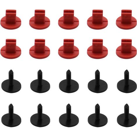 Clips de montaje (20 unidades), tornillos y ojales protectores para el panel inferior del motor, pieza de repuesto para Ford Focus Mondeo 1019377 (1/5)