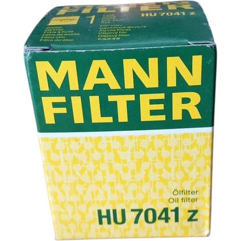 Filtro olio motore marca man filter codice filtro hu 7041 z