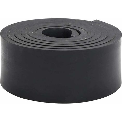 Rubber Edge for Snow Plow Black 300x8x1 cm vidaXL