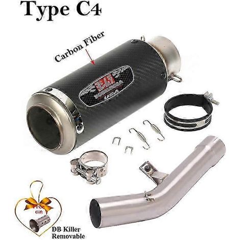 Para Suzuki Gsf650 Gsf1250 Gsx650f Gsf 650 1250 Gsx 650f 2007 - 2018 Sistema De Escape De Motocicleta Silenciador Db Killer Escape Moto Tubo( Type C4) (1/5)