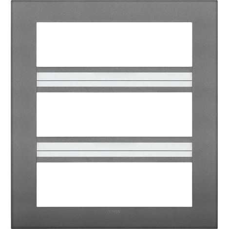VIMAR - 19661.72 Plaque d'immatriculation classique 21M grise