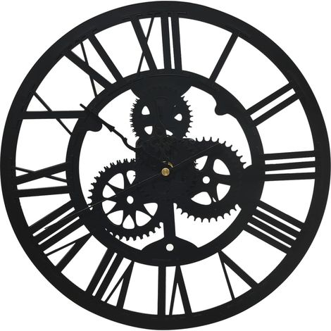Horloge murale，Pendule murale Noir 30 cm Acrylique CFW168144 (1/5)